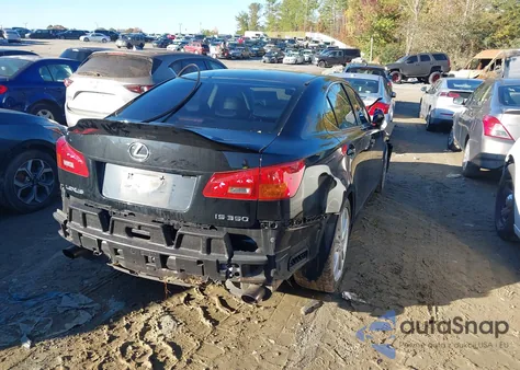 2006 Lexus Is 350 from USA, damaged, VIN JTHBE262765005799
